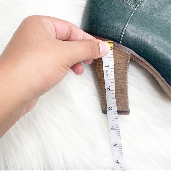 Fiorentini + Baker Green Leather Chunky Platform Ankle Booties Boots Size 36 - Picture 14 of 15